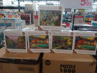 Puzzles de 1000 piezas por 5€