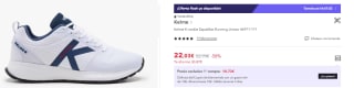 Zapatillas Running Kelme K-rookie por 22.03€ (Cuenta Nueva 11.02€)