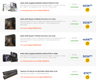 10% descuento en componentes ordenadores