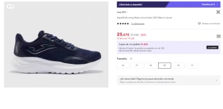 Zapatilla de Running de Mujer Joma Sodio 2303 por 25.67€ (Cuenta Nueva 15.67€)