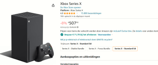 Microsoft Xbox Series X Console (1 TB) voor €436,14 bij Amazon
