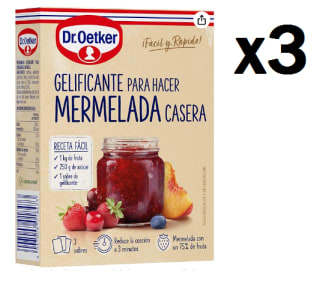 3 Paquetes de Dr. Oetker Gelificante Marmelada Casera 3SB por 5.9€
