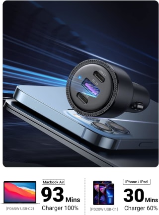 UGREEN 69W USB/USB-C autolader voor €14,99 bij Amazon