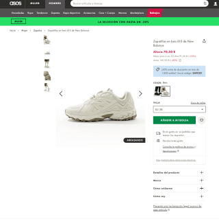Zapatillas NEW BALANCE 610 Mujer por solo 56,40€