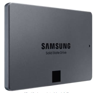 Samsung 870 QVO, 1 TB SSD voor €42,29 bij Alternate