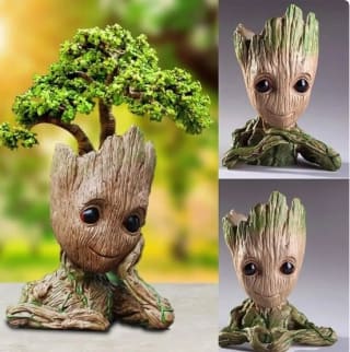 Verschillende Baby Groot bloempotjes voor €5,55 bij AliExpress