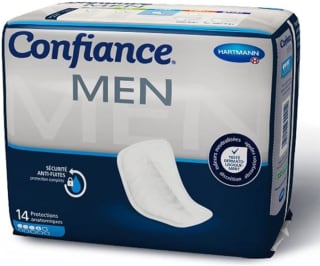 14 unidades Confiance Men Pequeñas protecciones anatómicas absorbentes para hombres por 9,67€