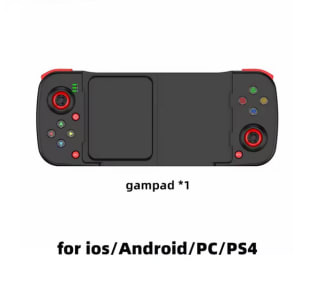 Controlador de juegos extensible inalámbrico D3 compatible con Bluetooth para teléfonos móviles Android IOS PC por solo 13,99€