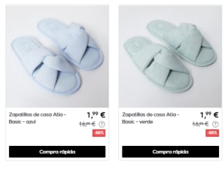 Rebajas hasta 90% marca Etam ropa mujer precios de locura