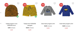 Kinderkleding in de sale tot 80% korting bij Kixx
