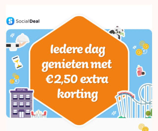 Social Deal kortingscode voor €2,50 tegoed