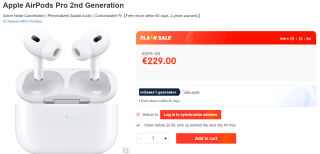 Airpod Pro 2 voor €229 bij Ochama