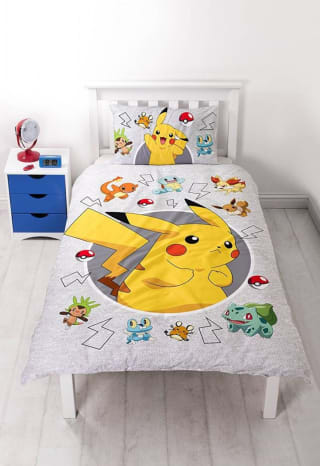 Pokémon Catch - Dekbedovertrek - Eenpersoons - 140 x 200 cm - Multi voor €19,96