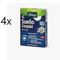 4x Kneipp Sueño Complet 30 comprimidos 1,85mg por 28,76€