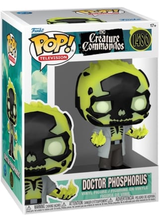 Funko PopTV Creature Commandos Dr Phosphorus por 8€.