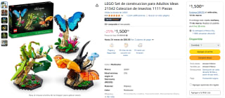 LEGO Ideas Colección de Insectos por $1,500 | Descuento Amazon