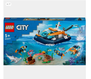 Lego City - Barco de Exploración Submarina por 14.99€