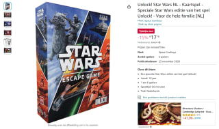 Unlock! Star Wars escape kaartspel voor €17,18 bij Amazon