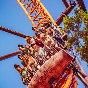 Tickets voor Bobbejaanland voor €27,90 per persoon via Dagtickets