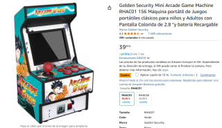 Máquina Mini portátil con 156 Juegos clásicos por 33,99€