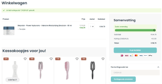 €5 korting bij bestelling vanaf €50 bij Haarshop