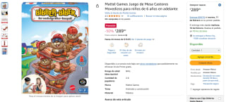 Juego de Mesa Castores Movedizos por $289 | Descuento Amazon
