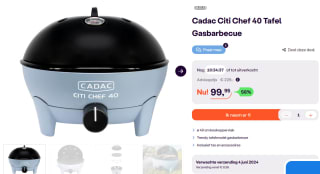 Cadac Citi Chef 40 tafelgasbarbecue voor €99,95 bij iBOOD