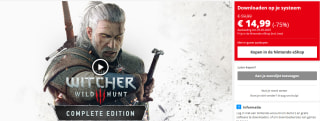 The Witcher 3: Wild Hunt – Complete Edition voor €14,99 in de Nintendo eShop
