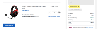 HyperX KHX-HSCP-RD Cloud II gamingheadset voor €50 dmv code in de HP store