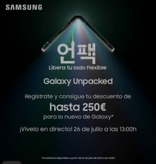 Hasta 250€ Descuento para la pre-compra de lo nuevo de samsung galaxy en ECI
