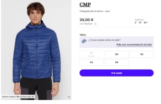 Chaqueta de invierno para Hombre CMP por 35€