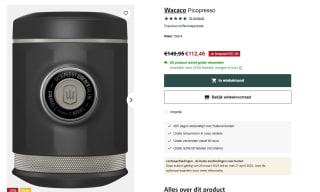 Wacaco - Picopresso - Portable Espresso Machine voor €112,46 bij Bever
