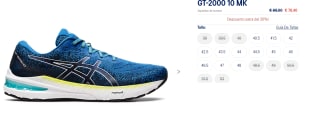 Zapatillas de Running para Hombre Asics GT-2000 10 MK por 70.56€