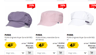 Desde deportes outlet desde 3,49€