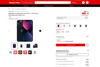 Apple iPhone 13 5G 6.1" FHD+ 2532x1170 Super Retina XDR Chip A15 Bionic 4GB 128GB por 589