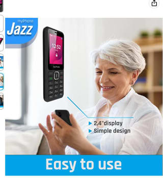 Telefono movil teclas grandes ideal personas mayores por 19,99€