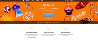 10 Llaveros personalizados a tan solo 8,70€ en Stickermule