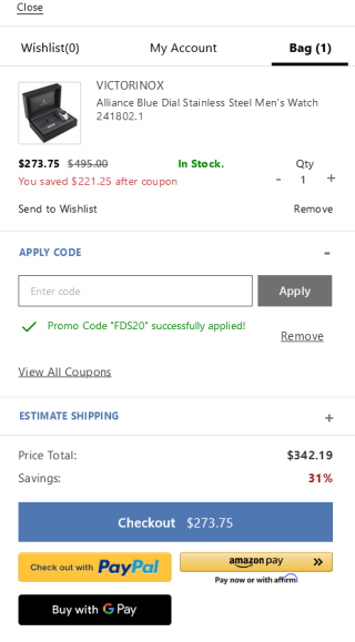 Reloj Suizo Victorinox Alliance con Navaja Suiza por solo 335,45€