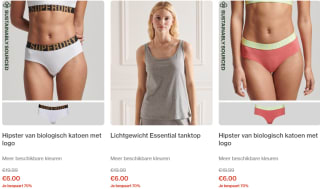 Tot 70% korting in de sale van Superdry
