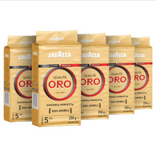 Lavazza Qualità Oro Café Molido 5 Paquetes de 250 g por 17,05€