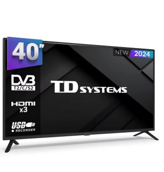 Televisor 40" Full HD USB Grabador reproductor Sintonizador digital DVB-T2/C/S2 TD Systems K40DLC19F por solo 117,53€