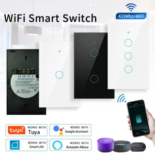 Interruptor de Luz Smart Wi-Fi da Tuya Touch - R$ 25,76