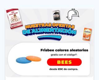 Regalo Frisbee con compra en Zoomalia.