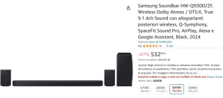 Samsung HW-Q930D - Soundbar - Cinematic Q-series - 2024 voor €532,99 bij Amazon