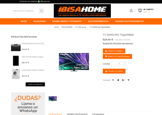 TV SAMSUNG TQ55QN85D por solo 630€