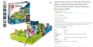 LEGO Disney Cuentos e Historias: Peter Pan y Wendy por 11,99€