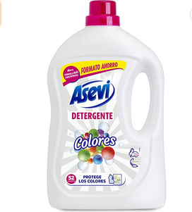 Detergente Asevi Colores 52 dosis 2964ml a solo 3,99€