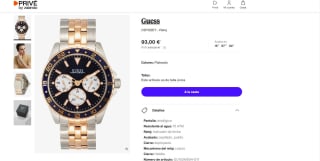 Reloj marca Guess ODYSSEY por 93€