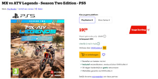 MX vs ATV Legends - Season Two Edition voor €19,99 bij Bol