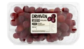 500 gr Druiven Rood/Blauw Pitloos voor €1 bij de Jumbo